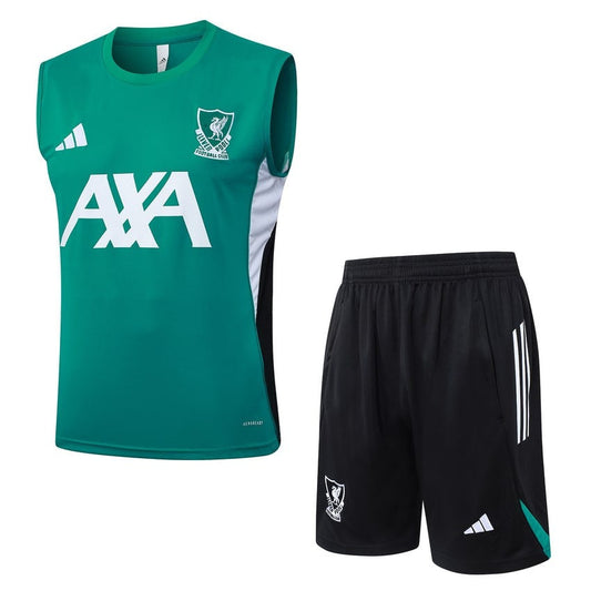 Debardeur Short Liverpool Homme 2025 2026 Vert Noir
