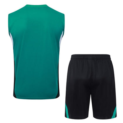 Debardeur Short Liverpool Homme 2025 2026 Vert Noir