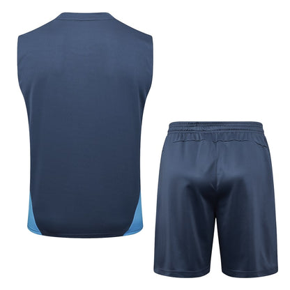 Debardeur Short Manchester City Homme 2024 2025 Bleu