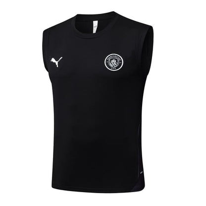 Debardeur Short Manchester City Homme 2025 2026 Noir Sombre