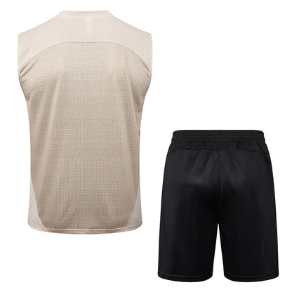 Debardeur Short Milan AC Homme 2024 2025 Beige