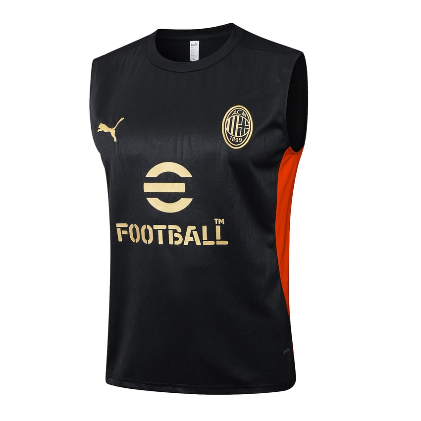 Debardeur Short Milan AC Homme 2024 2025 Noir