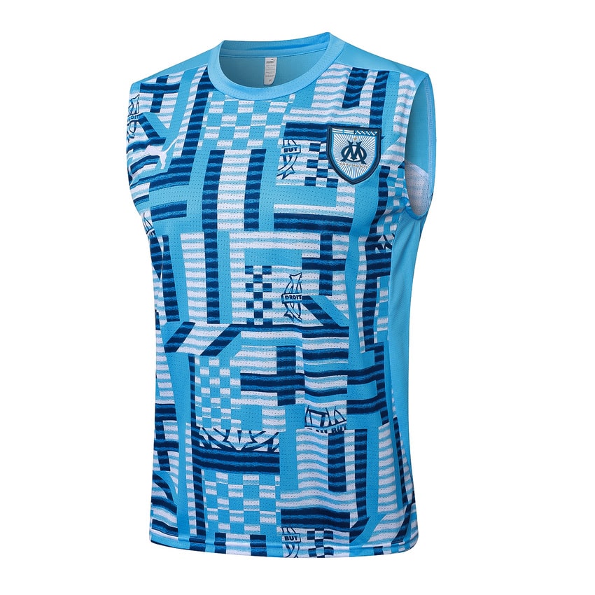 Debardeur Short Marseille OM Homme 2025 2026 Bleu