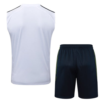 Debardeur Short Real Madrid Homme 2025 2026 Blanc