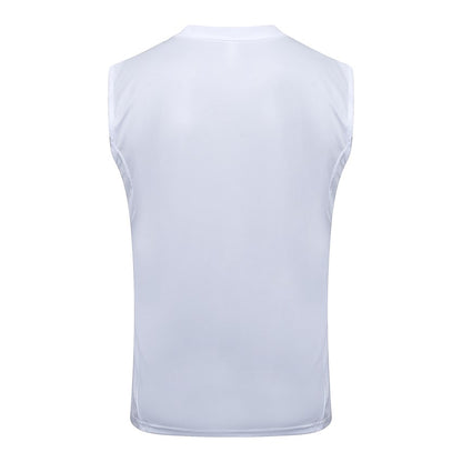 Debardeur Short Real Madrid Homme 2025 2026 Blanc Bleu