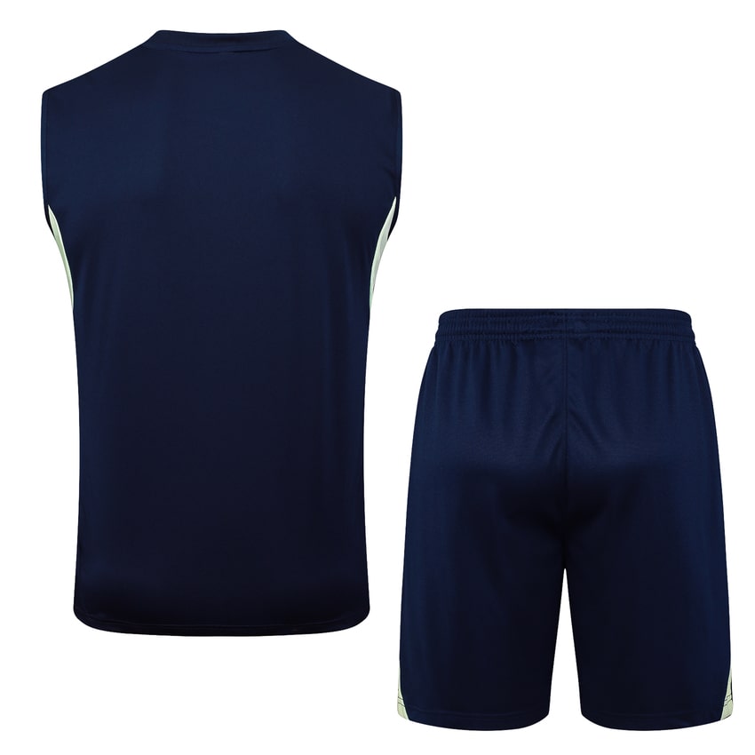 Debardeur Short Real Madrid Homme 2025 2026 Bleu Sombre