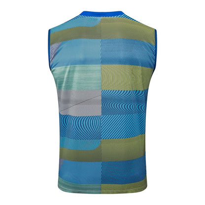 Debardeur Short Real Madrid Homme 2025 2026 Bleu Vert