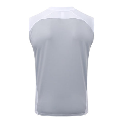 Debardeur Short Real Madrid Homme 2025 2026 Gris Blanc