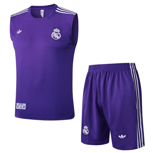 Debardeur Short Real Madrid Homme 2025 2026 Violet