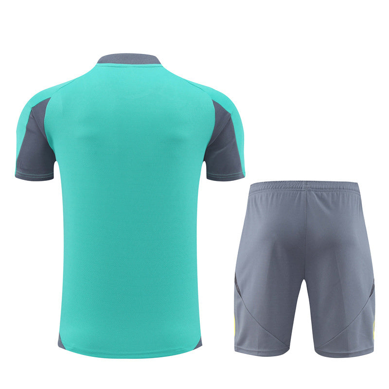 Ensemble Maillot Short Ajax Amsterdam Homme/Enfant 2024 2025 Vert