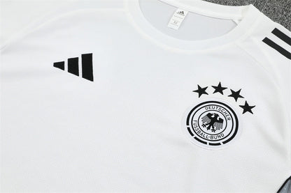 Ensemble Maillot Short Allemagne Homme/Enfant 2025 2026 Blanc