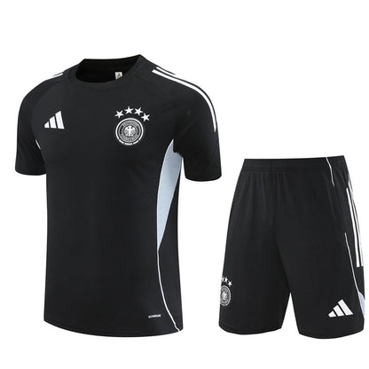 Ensemble Maillot Short Allemagne Homme/Enfant 2025 2026 Noir