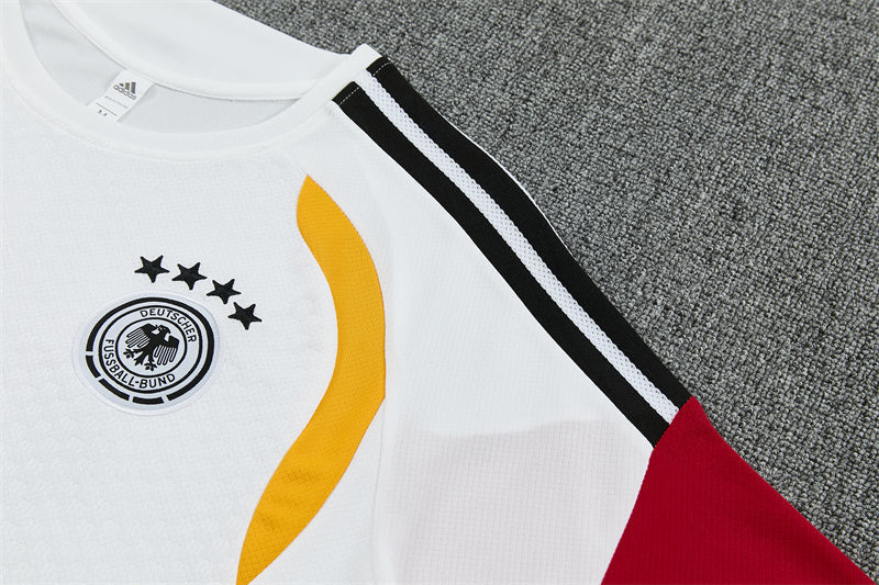 Ensemble Maillot Short Allemagne Homme/Enfant 2026 2027 Blanc