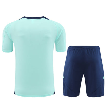 Ensemble Maillot Short Arsenal Homme/Enfant 2024 2025 Bleu Ciel