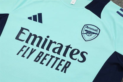 Ensemble Maillot Short Arsenal Homme/Enfant 2024 2025 Bleu Ciel
