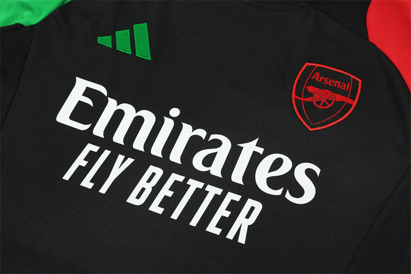 Ensemble Maillot Short Arsenal Homme/Enfant 2024 2025 Noir