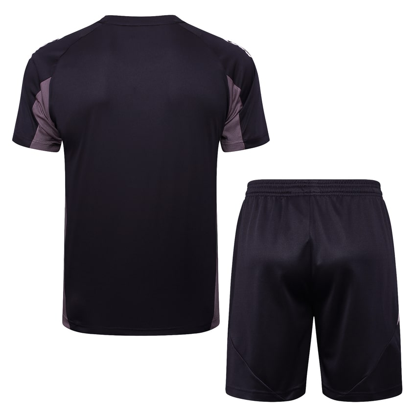 Kit Maillot Short Pre-Match Arsenal Homme 2024 2025 Noir/Beige