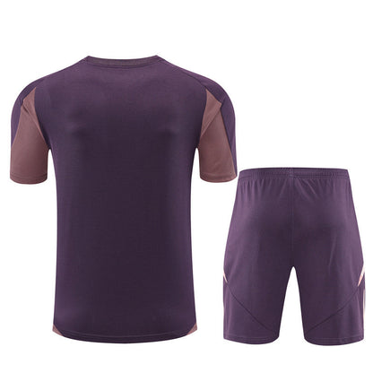 Ensemble Maillot Short Arsenal Homme/Enfant 2024 2025 Violet Rose