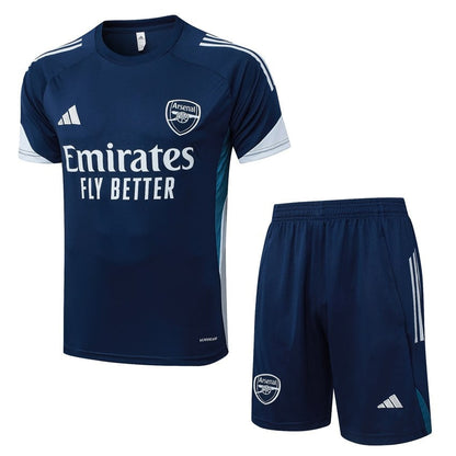 Ensemble Maillot Short Arsenal Homme/Enfant 2025 2026 Bleu