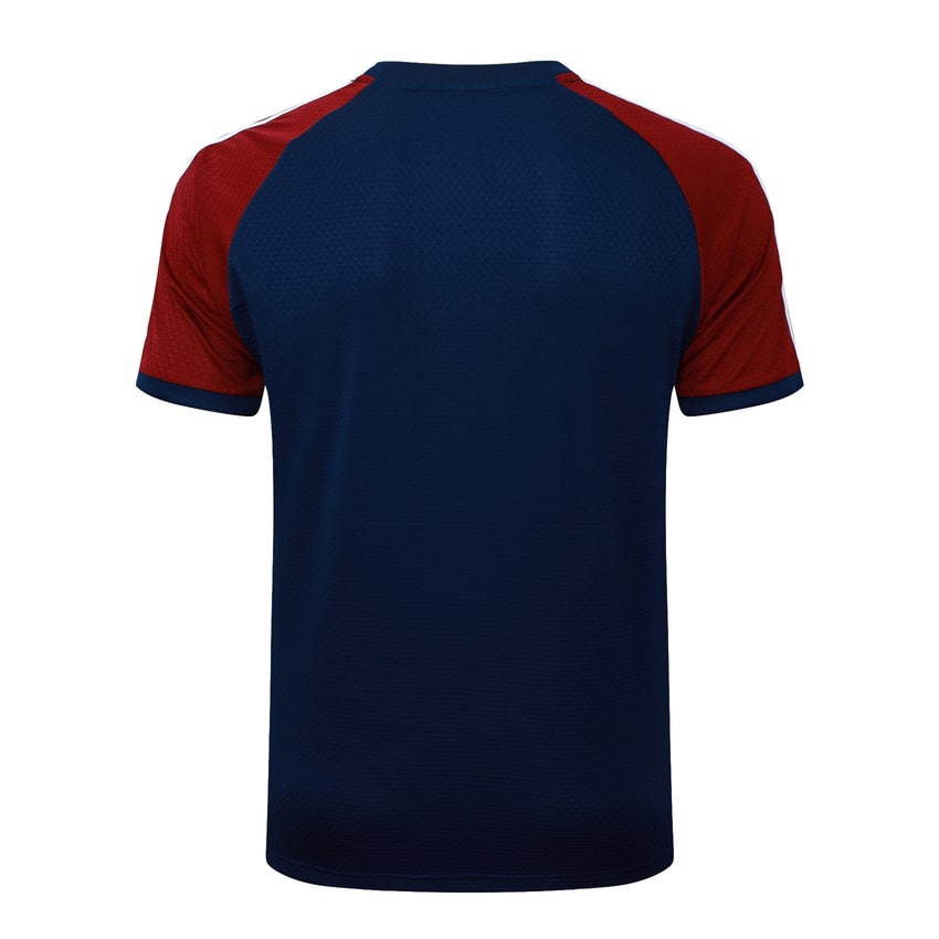 Kit Maillot Short Pre-Match Arsenal Homme 2025 2026 Bleu Rouge