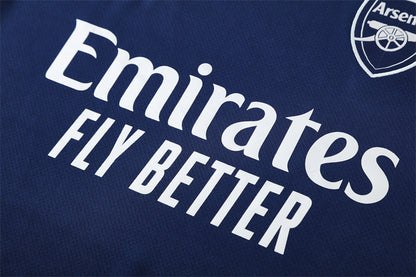 Ensemble Maillot Short Arsenal Homme/Enfant 2025 2026 Bleu Sombre