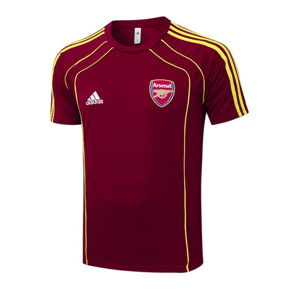 Kit Maillot Short Pre-Match Arsenal Homme 2025 2026 Rouge Foncé