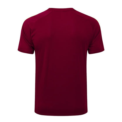 Kit Maillot Short Pre-Match Arsenal Homme 2025 2026 Rouge Foncé