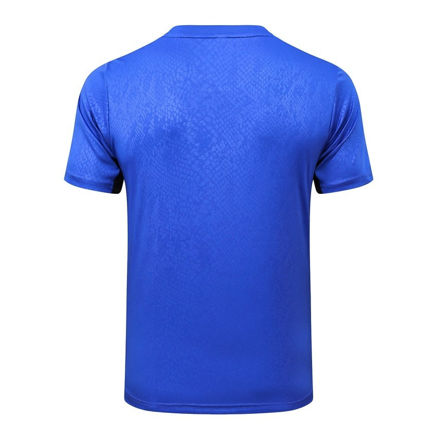Ensemble Maillot Short Barcelone Homme/Enfant 2025 2026 Bleu Océan