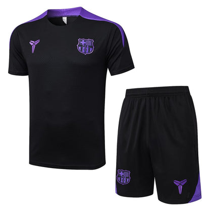 Ensemble Maillot Short Barcelone Homme 2025 2026 Noir