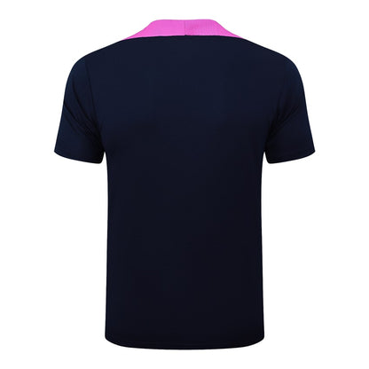 Ensemble Maillot Short Barcelone Homme 2025 2026 Noir Rose