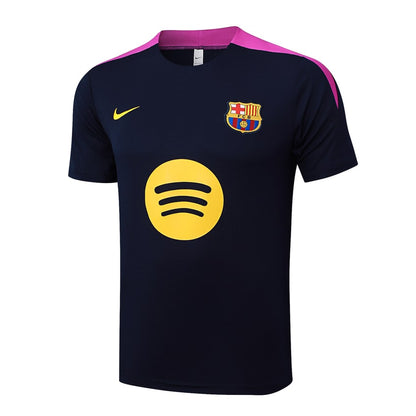 Ensemble Maillot Short Barcelone Homme 2025 2026 Noir Rose