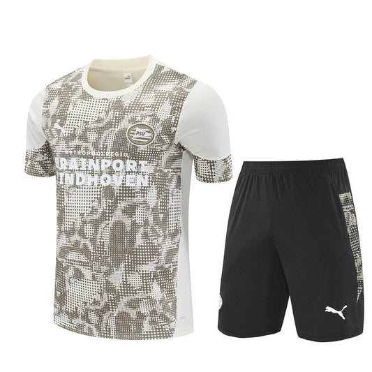 Ensemble Maillot Short Eindhoven Homme/Enfant 2025 2026 Blanc | Foot Sport