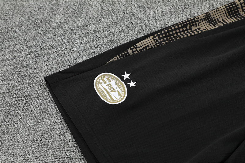 Ensemble Maillot Short Eindhoven Homme/Enfant 2025 2026 Noir