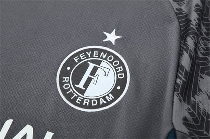 Ensemble Maillot Short Feyenoord Homme/Enfant 2025 2026 Gris