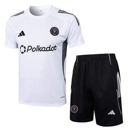 Ensemble Maillot Short Inter Miami Homme 2025 2026 Blanc Noir