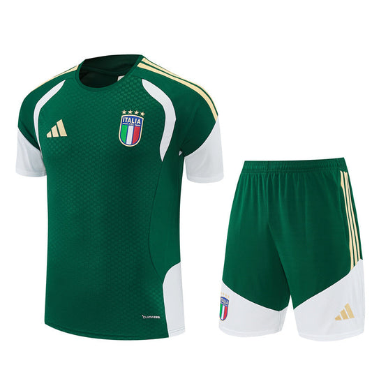 Ensemble Maillot Short Italie Homme/Enfant 2026 2027 Vert