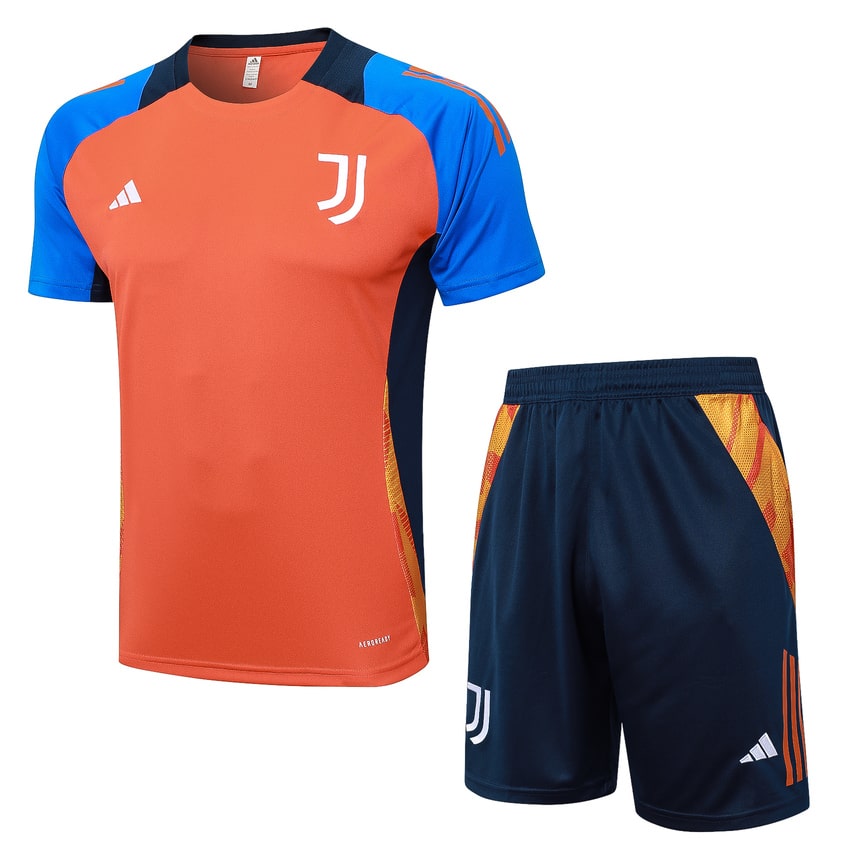Ensemble Maillot Short Juventus Homme 2024 2025 Orange