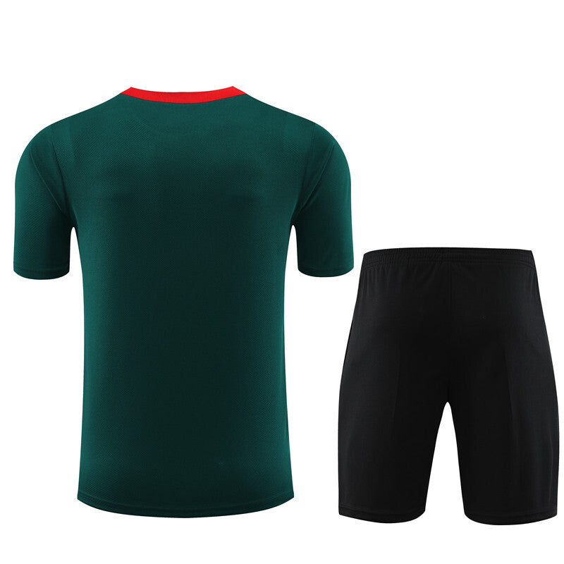 Ensemble Maillot Short Liverpool Homme/Enfant 2024 2025 Vert