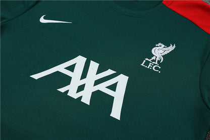 Ensemble Maillot Short Liverpool Homme/Enfant 2024 2025 Vert
