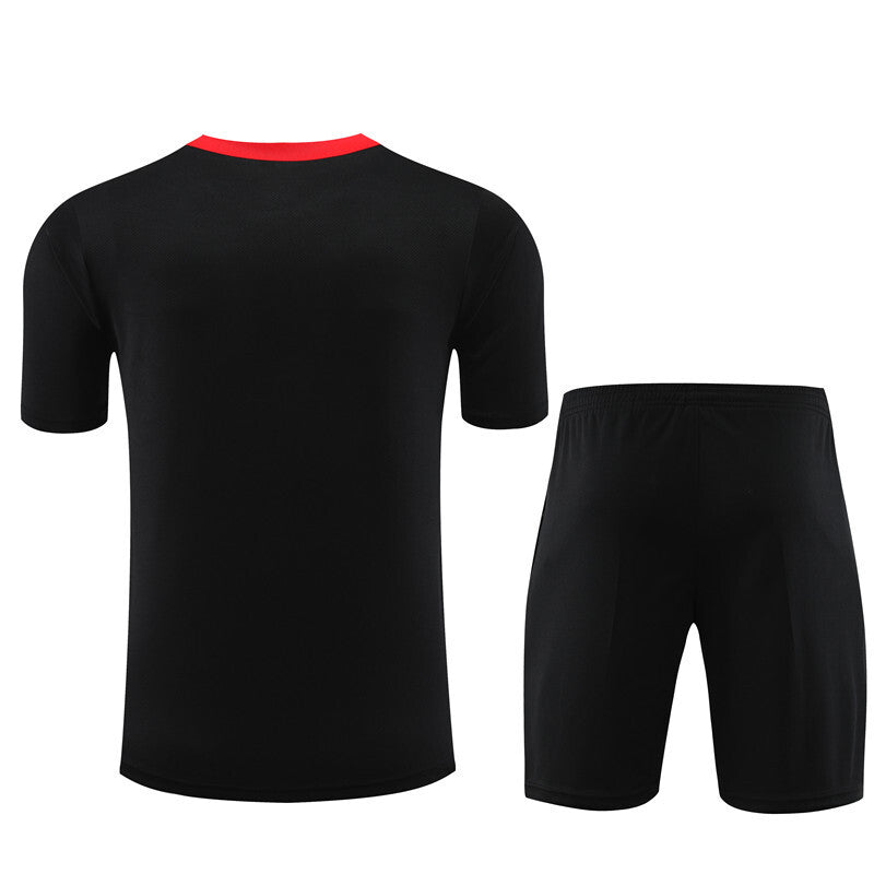 Ensemble Maillot Short Liverpool Homme/Enfant 2024 2025 Noir