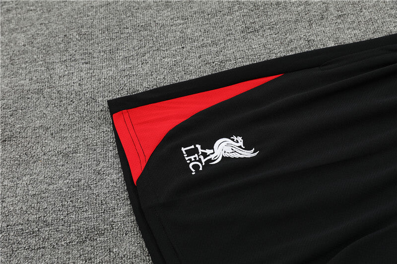 Ensemble Maillot Short Liverpool Homme/Enfant 2024 2025 Noir