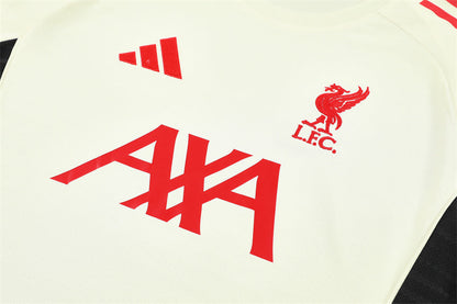 Ensemble Maillot Short Liverpool Homme/Enfant 2025 2026 Blanc