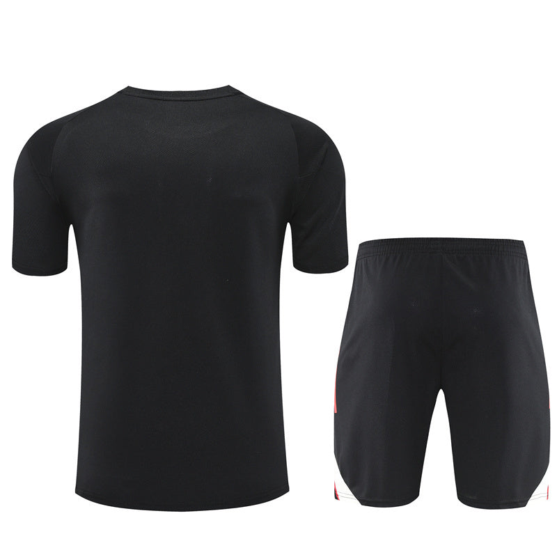 Ensemble Maillot Short Liverpool Homme/Enfant 2025 2026 Noir