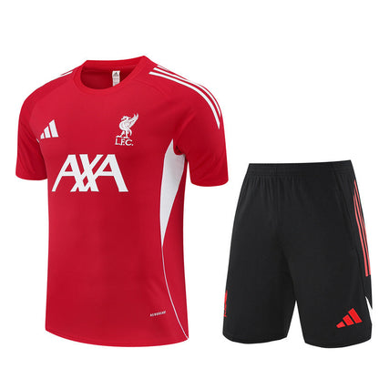 Ensemble Maillot Short Liverpool Homme/Enfant 2025 2026 Rouge