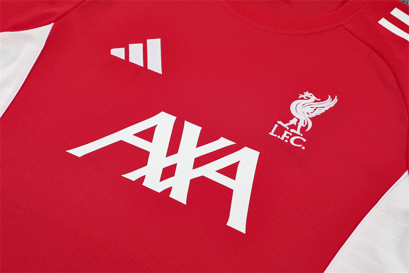 Ensemble Maillot Short Liverpool Homme/Enfant 2025 2026 Rouge
