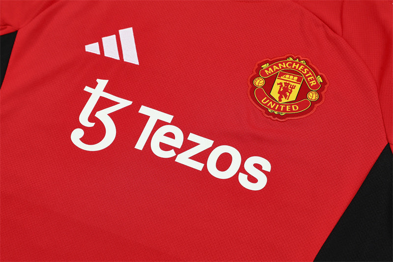 Ensemble Maillot Short Manchester United Homme/Enfant 2024 2025 Rouge