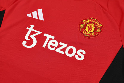 Ensemble Maillot Short Manchester United Homme/Enfant 2024 2025 Rouge