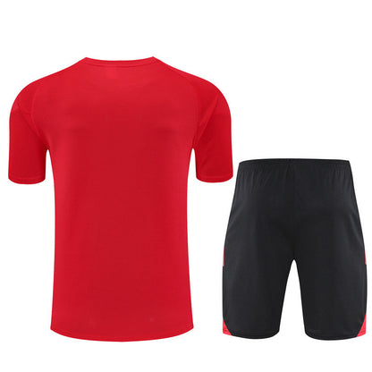 Ensemble Maillot Short Manchester United Homme/Enfant 2025 2026 Rouge