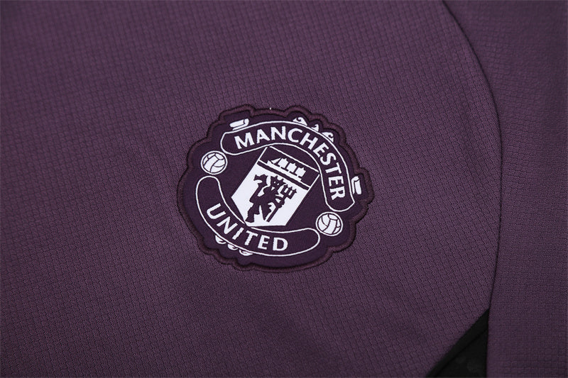 Ensemble Maillot Short Manchester United Homme/Enfant 2025 2026 Violet