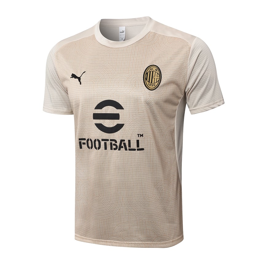 Ensemble Maillot Short Milan AC Homme 2024 2025 Beige